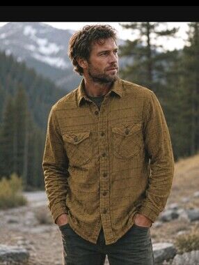 Wallace & Barnes Plaid Flannel Shirt Shacket XS Rugged Outdoor #5900